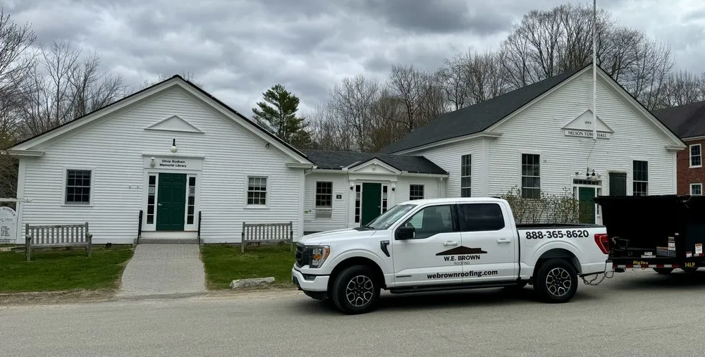 Slide of W.E. Brown Roofing