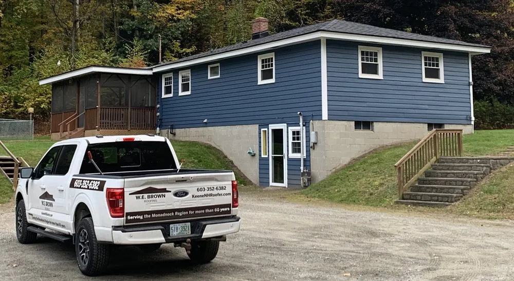 Slide of W.E. Brown Roofing