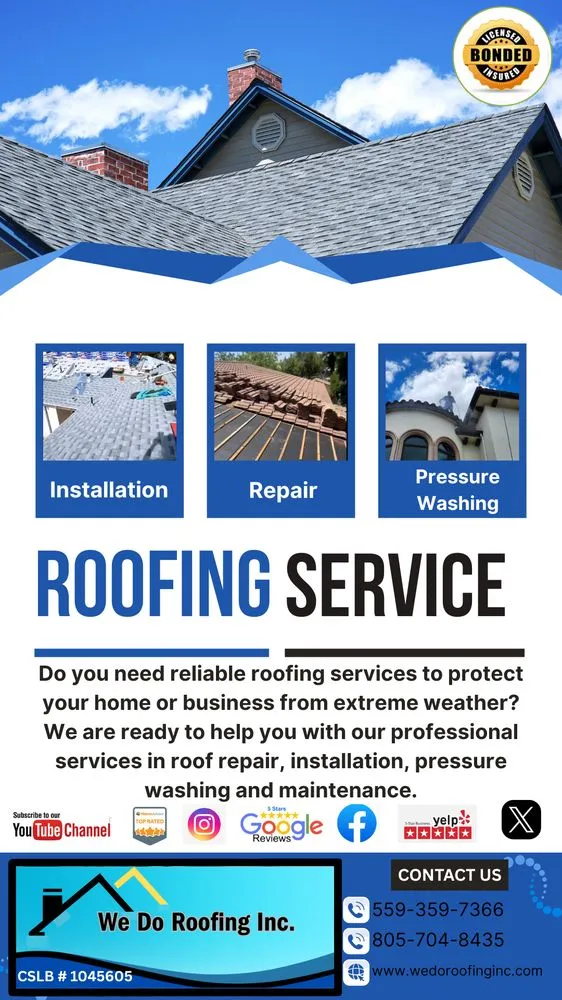 Slide of We Do Roofing