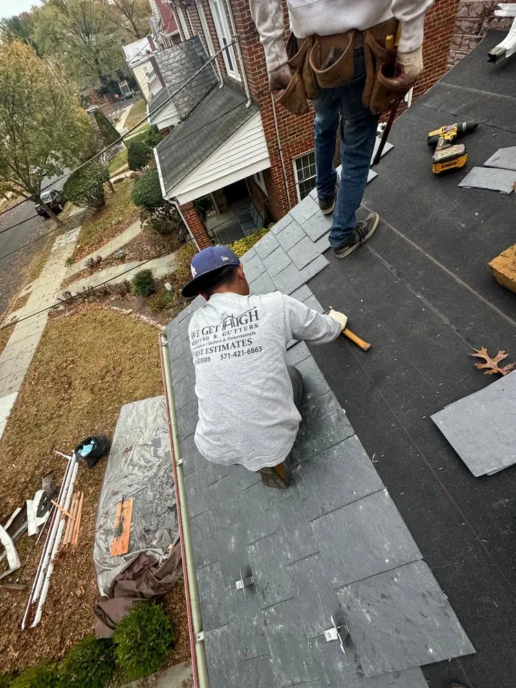 Slide of We Get High Roofing & Gutters