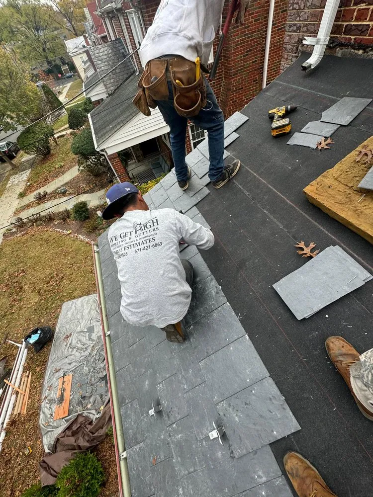 Slide of We Get High Roofing & Gutters
