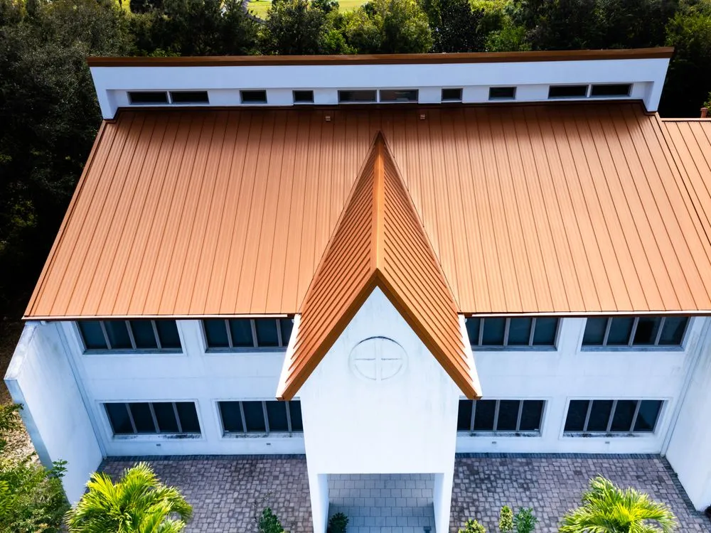 Slide of Weathered Roofing