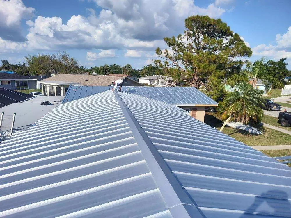 Slide of Weathered Roofing