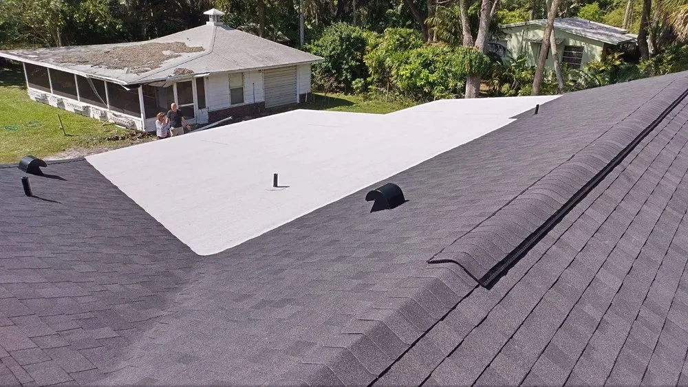 Slide of Weathered Roofing