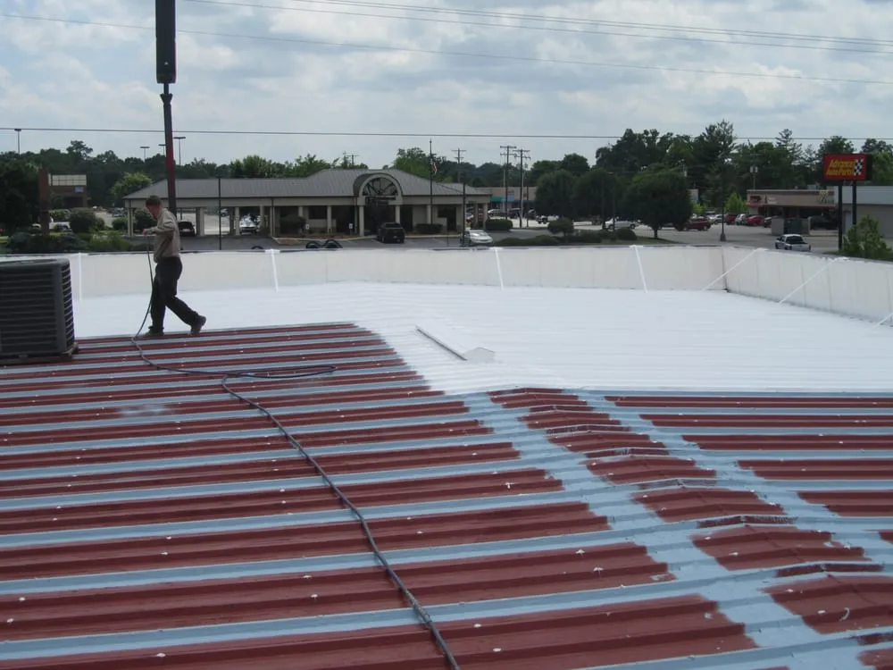 Professional flat roof repair after storm damage across Bennington, IN - Web Roof Coatings