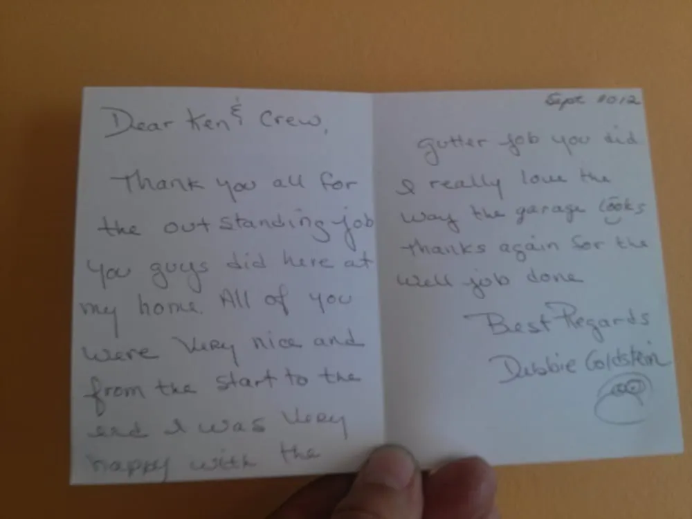 Slide of Well Hung Gutters