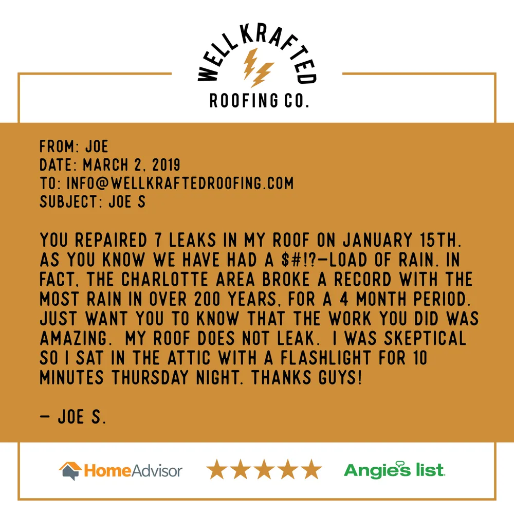 Slide of Well Krafted Roofing