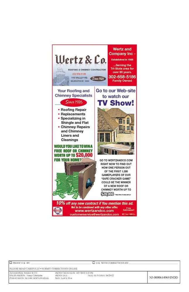 Slide of Wertz & Co. Since 1926