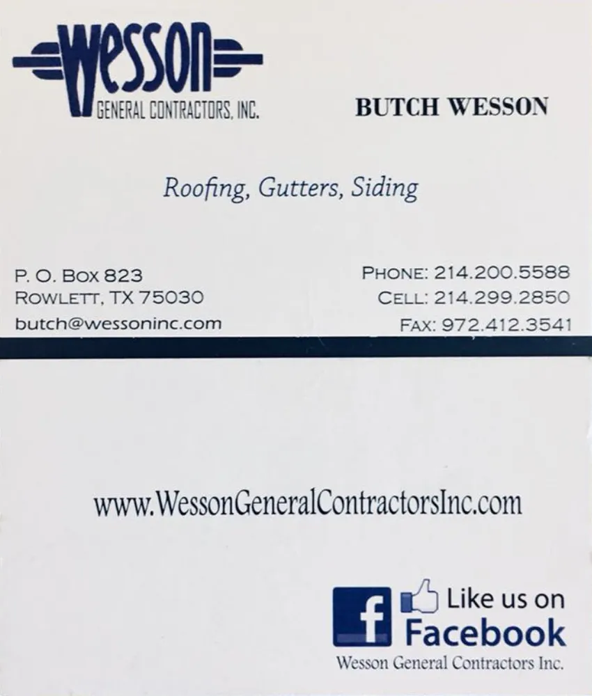Slide of Wesson General Contractors