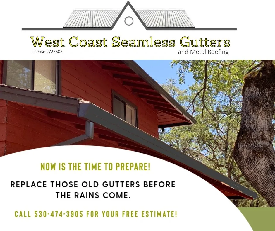 Slide of West Coast Seamless Gutters
