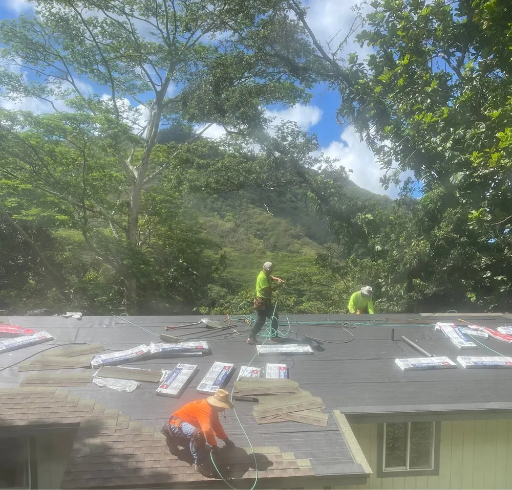 Slide of West Oahu Roofing