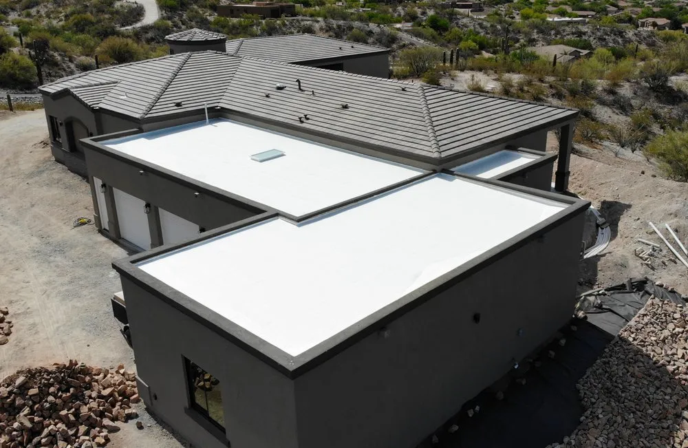 Slide of Western Roofing Installations