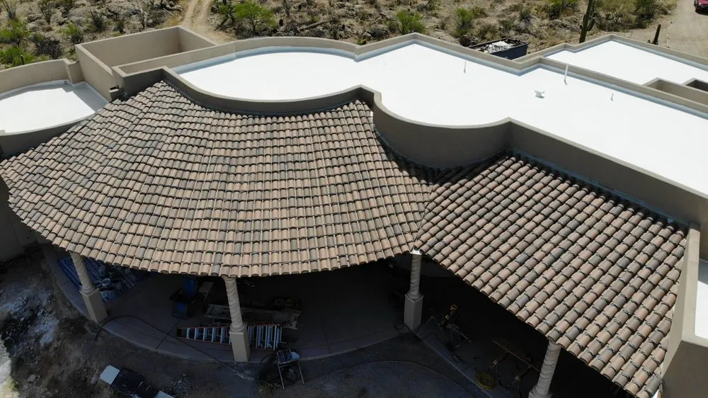 Slide of Western Roofing Installations