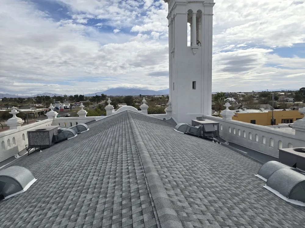 Slide of Western Roofing Installations