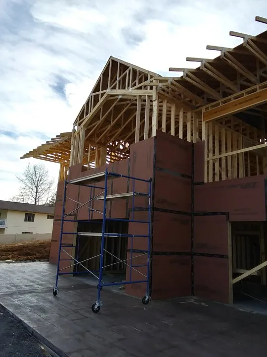 Slide of Wet Paint Construction