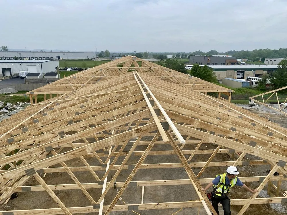 Slide of Wharton Roof & Structures