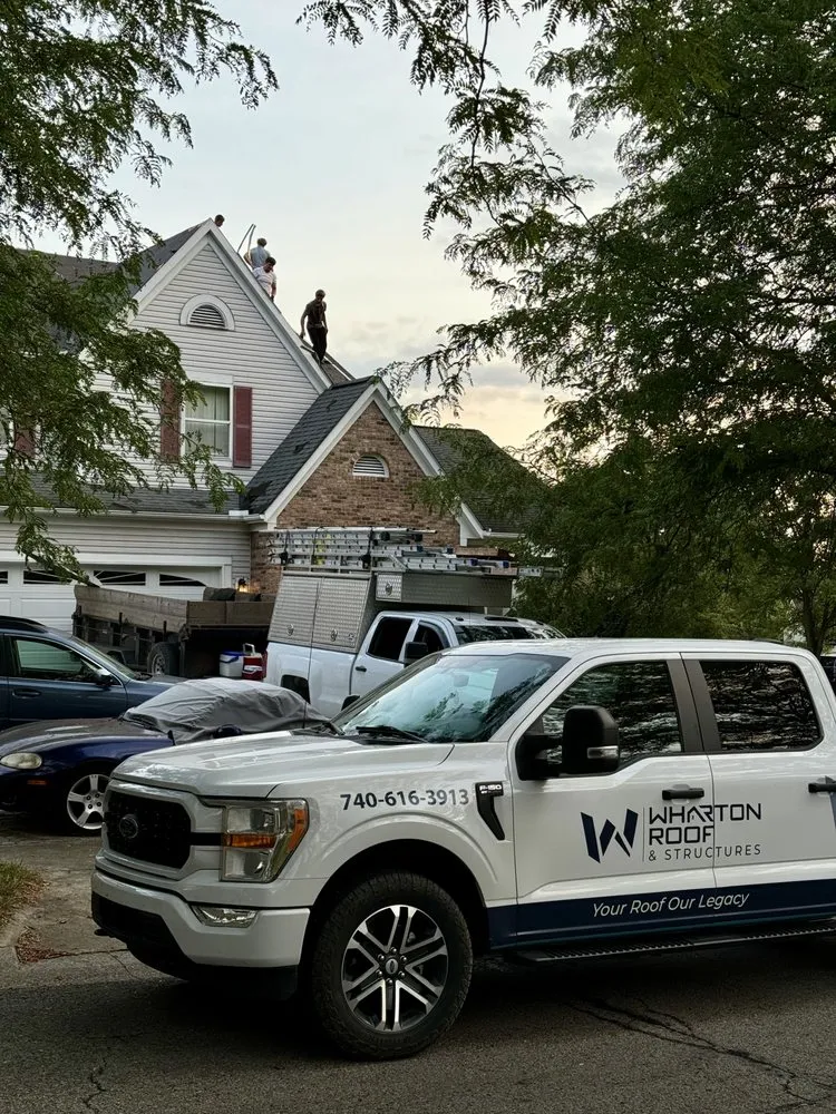 Slide of Wharton Roof & Structures