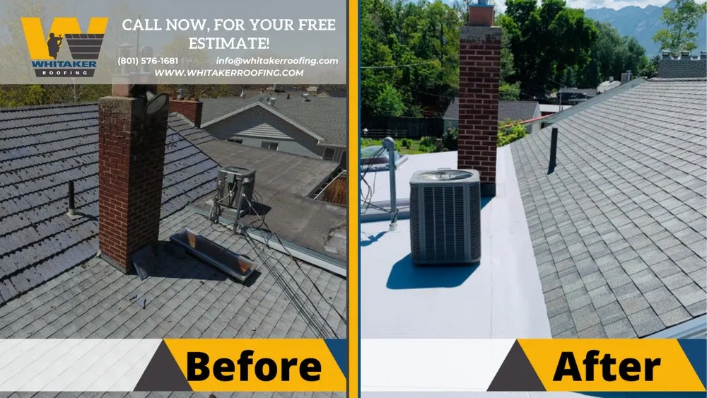 Slide of Whitaker Roofing Services