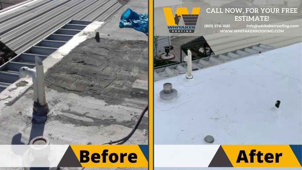 Slide of Whitaker Roofing Services