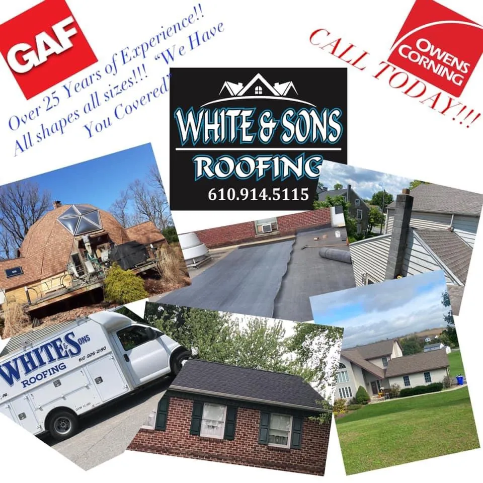 Slide of White & Sons Roofing