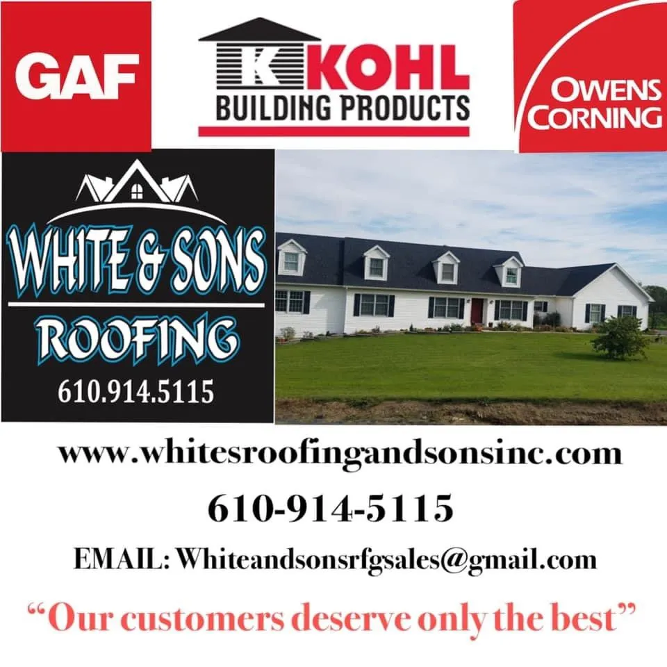 Slide of White & Sons Roofing