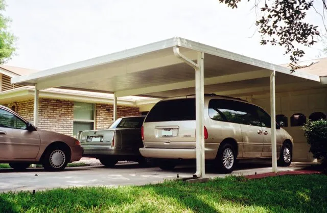 Slide of White Aluminum and Windows