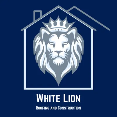 White Lion Roofing and Construction Logo
