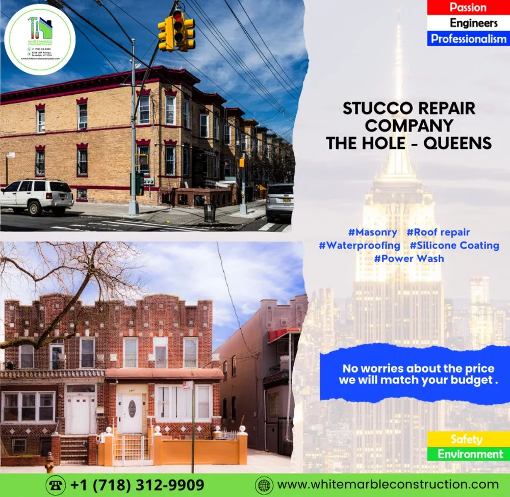 Slide of White Marble Construction