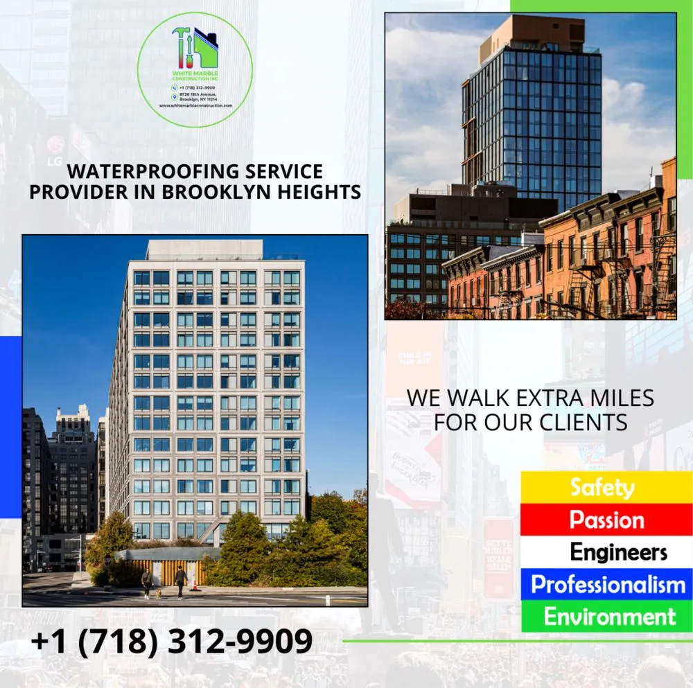 Slide of White Marble Construction