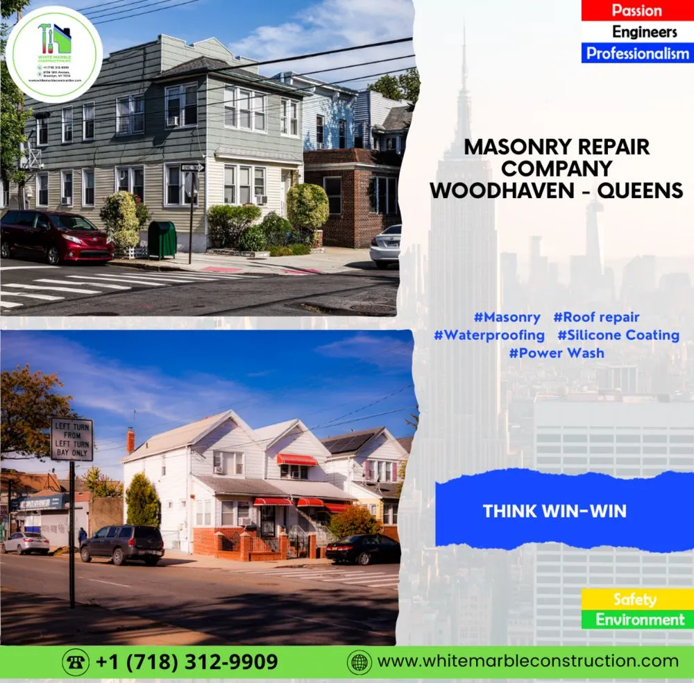 Slide of White Marble Construction