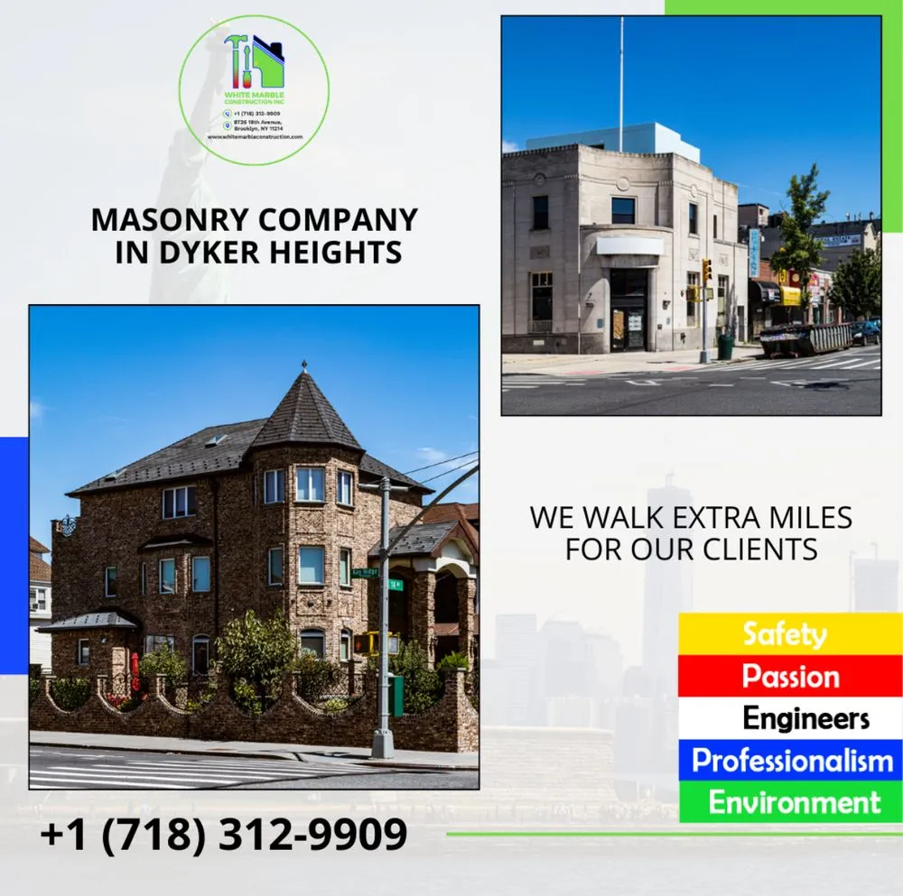 Slide of White Marble Construction