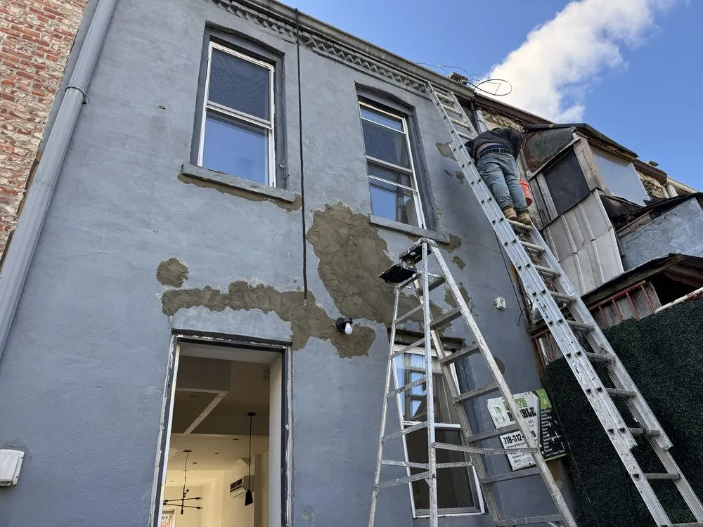 Slide of White Marble Construction