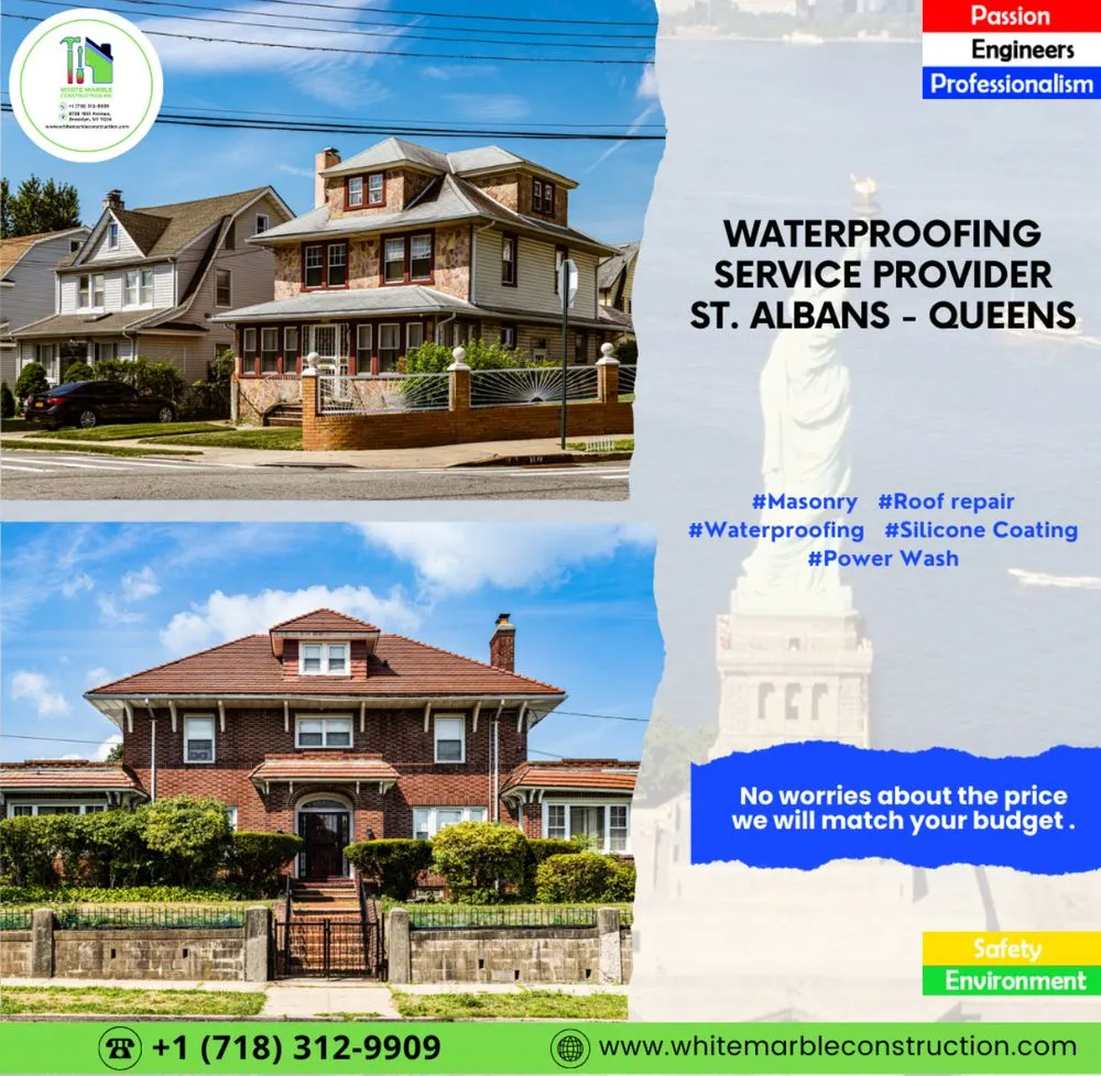 Slide of White Marble Construction