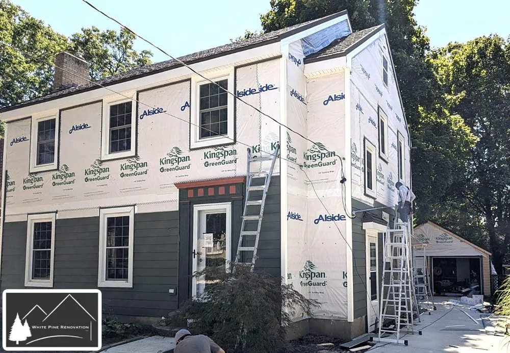 Slide of White Pine Renovation