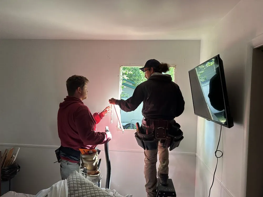 Slide of White Pine Renovation