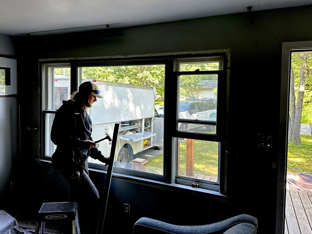 Slide of White Pine Renovation