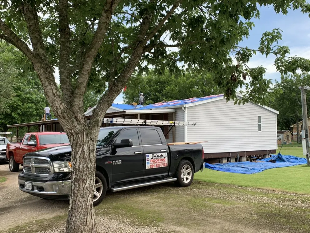 Slide of White Star Roofing