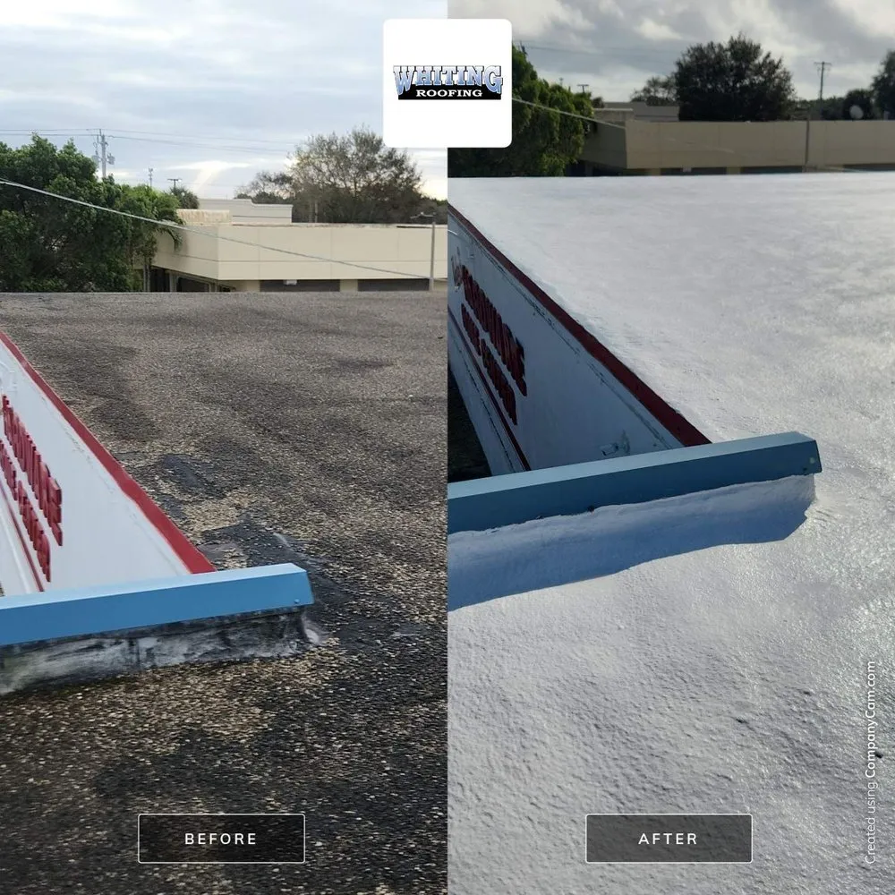 Slide of Whiting Roofing