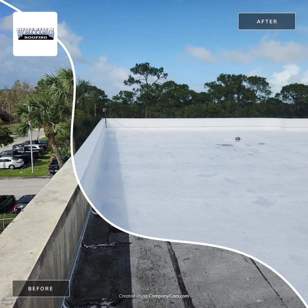 Slide of Whiting Roofing