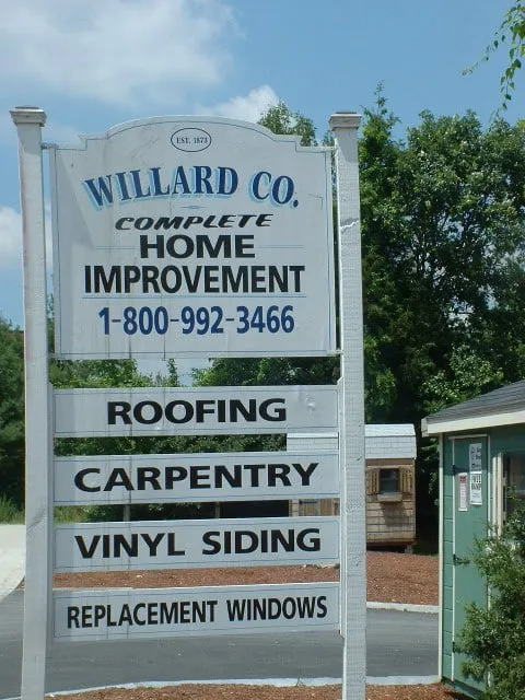 Slide of Willard Roofing