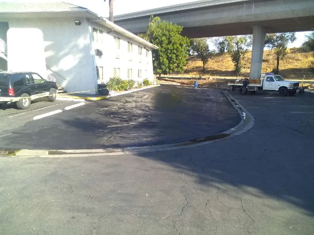 Slide of Williams Asphalt Sealcoat