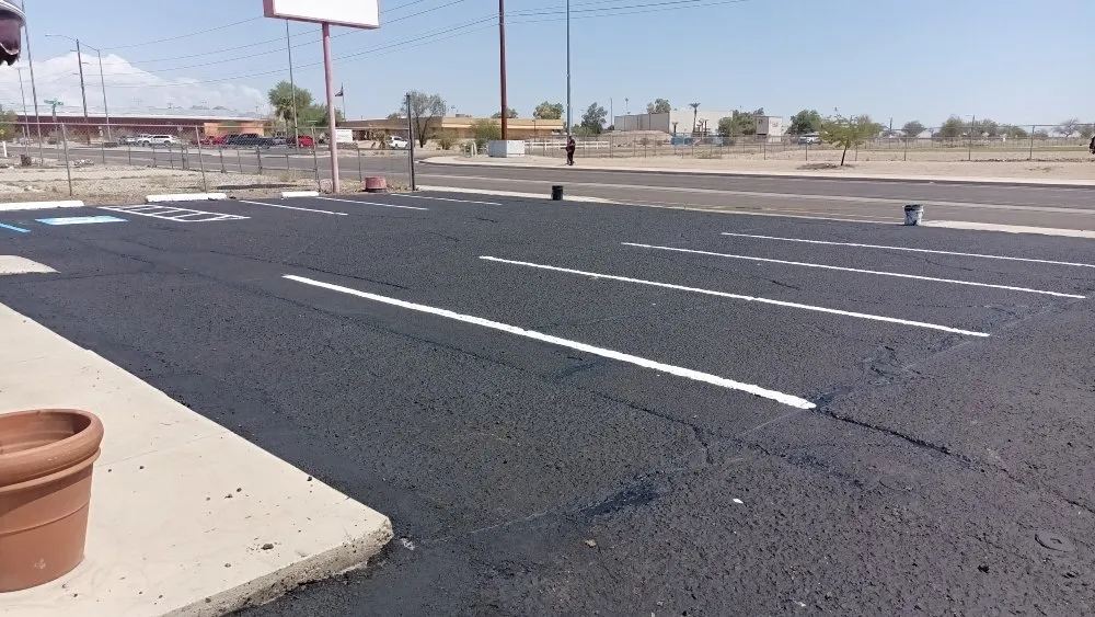 Slide of Williams Asphalt Sealcoat