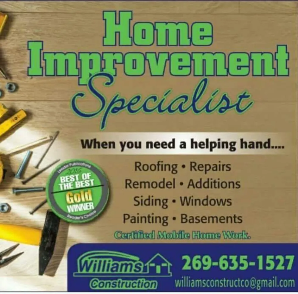 Slide of Williams Construction