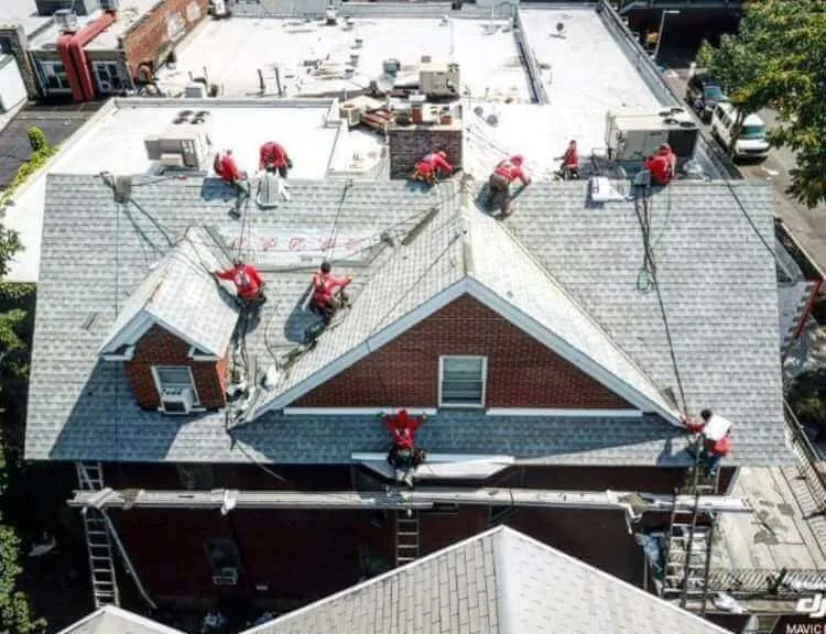 Emergency metal roofing installation in Williamsburg, NY by Williamsburg Roofing