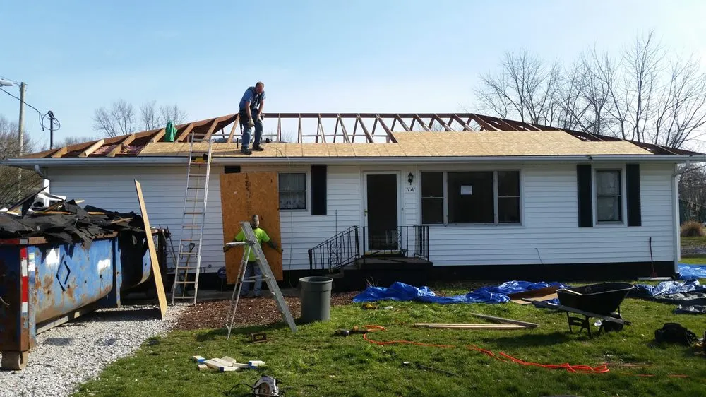 Slide of Wilson's Roofing Construction