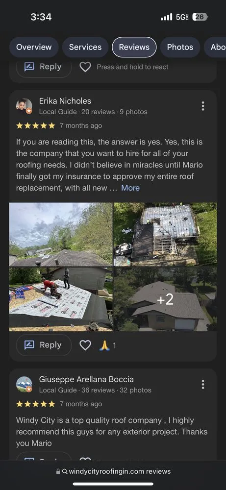 Slide of Windy City Roofing and Restoration Corp