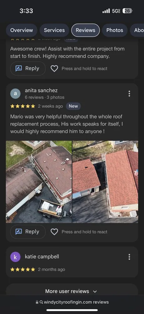 Slide of Windy City Roofing and Restoration Corp