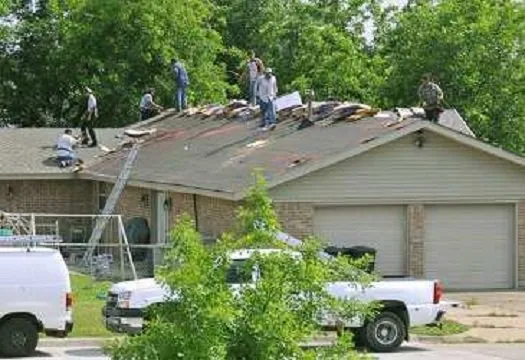 Slide of Winter Garden Roof Repair