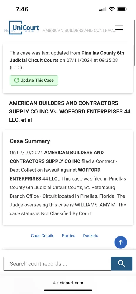 Slide of Wofford Roofing