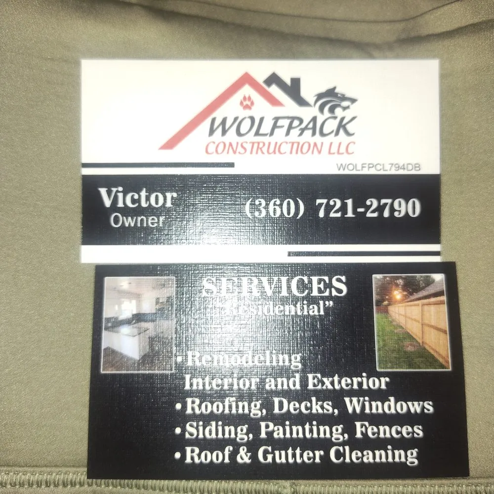 Slide of Wolfpack Construction